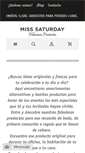 Mobile Screenshot of miss-saturday.com