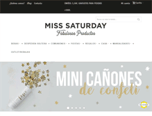 Tablet Screenshot of miss-saturday.com